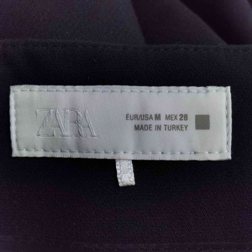 ザラ ZARA HIGH-WAISTED PANTS WITH BACK ZIP バックジップ ハイウエスト パンツ レディース JPN:M
