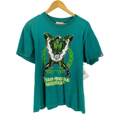 パンクドランカーズ PUNK DRUNKERS アニメキャラクター コラボ プリント Tシャツ メンズ M
