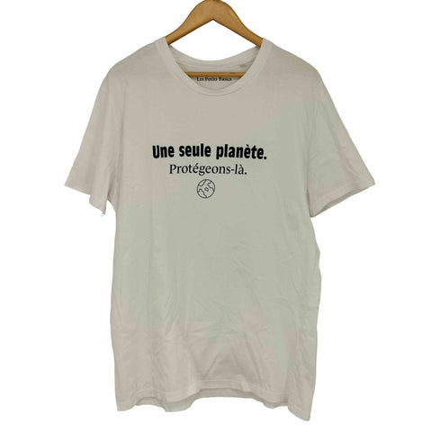 les petits basics ロゴプリント S/S Tシャツ メンズ import:XL