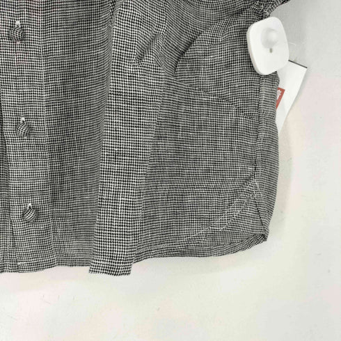 ビームスボーイ BEAMS BOY リネン ギャザー フレンチスリーブ シャツ レディース