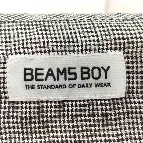 ビームスボーイ BEAMS BOY リネン ギャザー フレンチスリーブ シャツ レディース