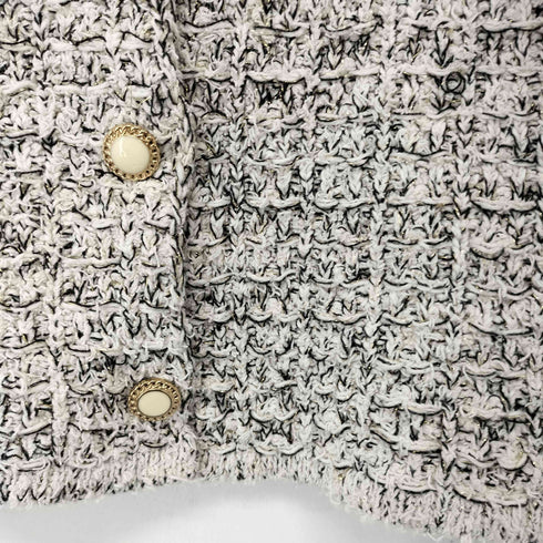 ザラ ZARA メタリックスレッドテクスチャーニット レディース import:S