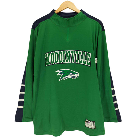 INTREPID SPORTSWEAR WOODINVILLE ハーフジップ メッシュ L/S 長袖 メッシュ ゲームシャツ メンズ import:S