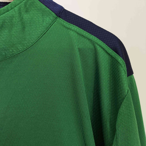 INTREPID SPORTSWEAR WOODINVILLE ハーフジップ メッシュ L/S 長袖 メッシュ ゲームシャツ メンズ import:S
