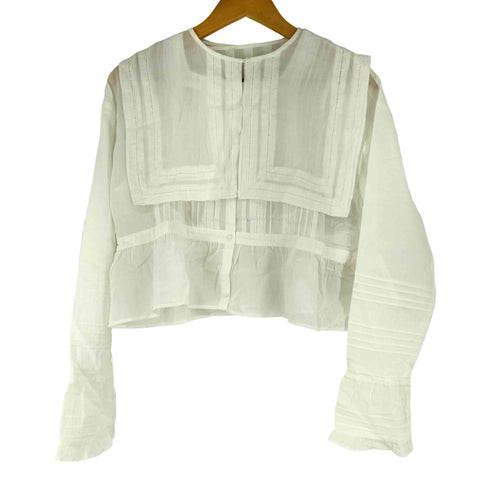ビームスボーイ BEAMS BOY セーラー デタッチャブルカラー ロングスリーブ レディース
