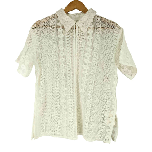 レイビームス Ray BEAMS レース ハーフスリーブ シャツ レディース