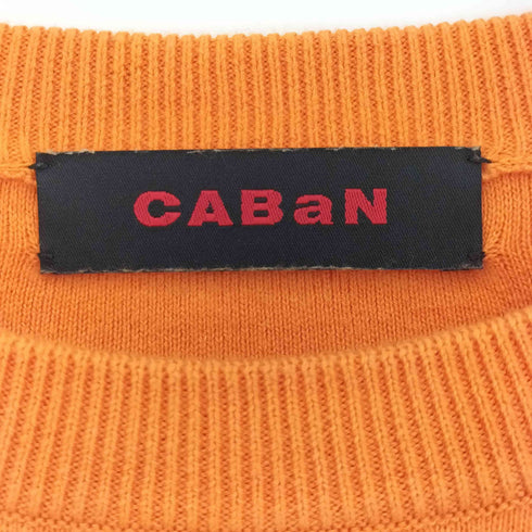 キャバン CABaN コットンカシミヤ クルーネックプルオーバー メンズ JPN:S