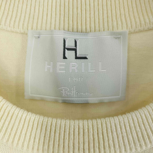 ヘリル HERILL コットン ニット ベスト メンズ