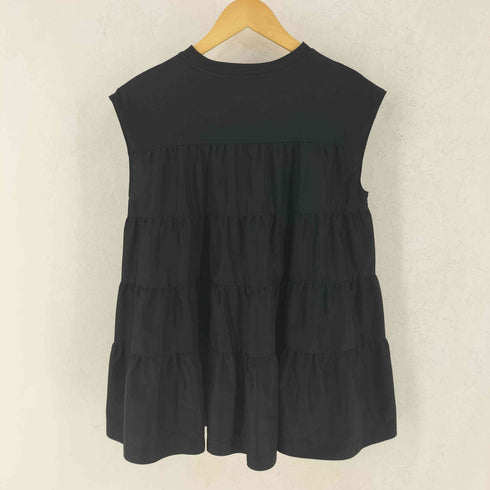 ボールジー BALLSEY コットンジャージーコンビ ティアードプルオーバー レディース S