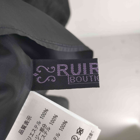 ルイルエブティック RUIRUE BOUTIQUE フェミニンシアージャカードドレス レディース L