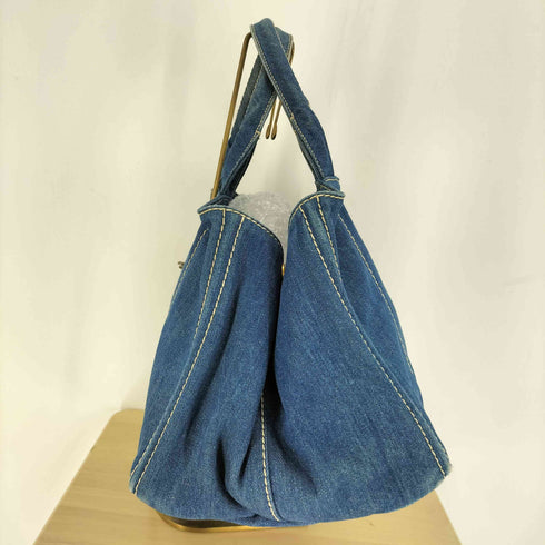 プラダ PRADA カナパ デニム トートバッグ レディース