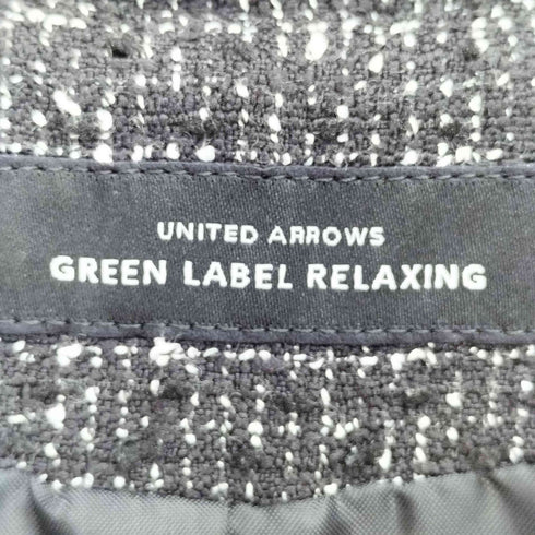 グリーンレーベルリラクシング GREEN LABEL RELAXING ミックスツイード 2WAY ジレ ワンピース レディース FREE