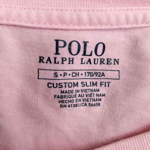 ポロラルフローレン POLO RALPH LAUREN CUSTOM SLIM FIT スモールポニー刺繍 半袖Tシャツ メンズ JPN:S