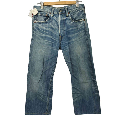 リーバイスヴィンテージクロージング Levis Vintage Clothing LOT71501 1971モデル 復刻 赤耳 ボタンフライ BIGE ストレートデニム メンズ W32 L34