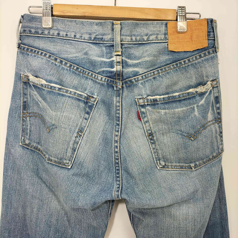 リーバイスヴィンテージクロージング Levis Vintage Clothing LOT71501 1971モデル 復刻 赤耳 ボタンフライ BIGE ストレートデニム メンズ W32 L34