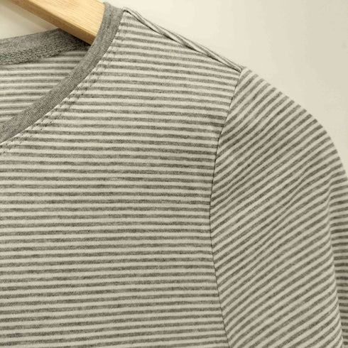 バルマンパリ BALMAIN PARIS バックロゴ 刺繍 スイッチング 切替 L/S 長袖 ボーダー カットソー レディース 11