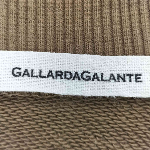 ガリャルダガランテ GALLARDAGALANTE バックジップ スウェット レディース FREE