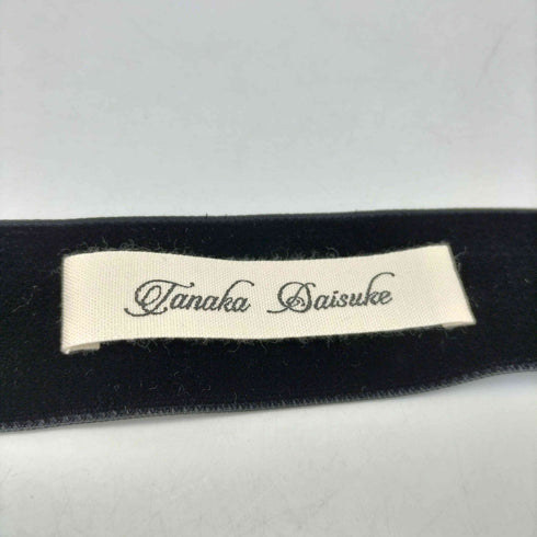 TANAKA DAISUKE クリスタルシルバーチップ ベルベット ロング リボン レディース