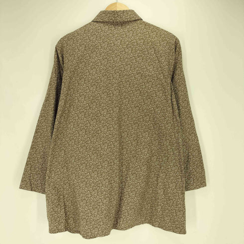コットンハウスアヤ Cotton House Aya Aライン 花柄 丸襟 L/S 長袖 シャツ レディース JPN:M