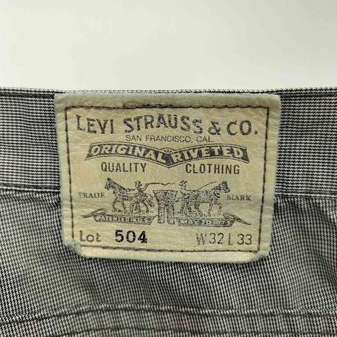 リーバイス Levis 504 STRAIGHT パンツ メンズ W32 L33