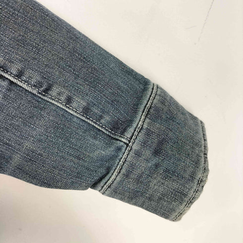 ハーレーダビッドソン HARLEY-DAVIDSON ワッペン刺繍 デニムライダースジャケット レディース