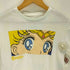 アニメキャラクタープリント 半袖Tシャツ レディース S