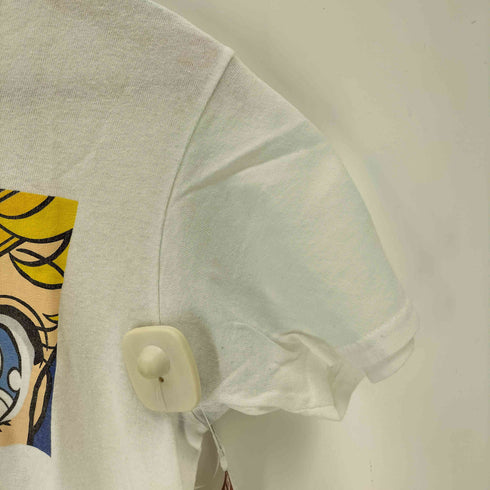アニメキャラクタープリント 半袖Tシャツ レディース S