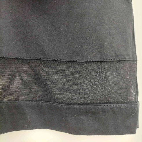 ミズイロインド mizuiro ind 26SS MESH HEM WIDE P/O メッシュ ヘム ワイド プルオーバー レディース FREE