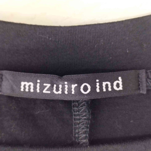 ミズイロインド mizuiro ind 26SS MESH HEM WIDE P/O メッシュ ヘム ワイド プルオーバー レディース FREE