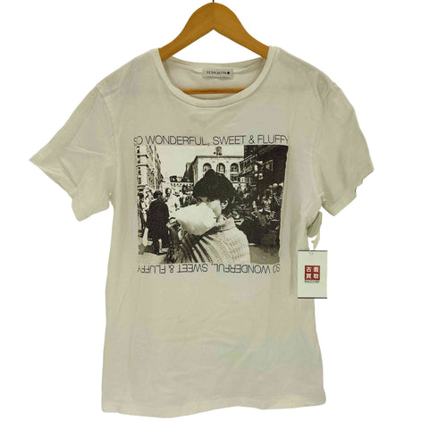 フォトプリント 半袖Tシャツ メンズ L
