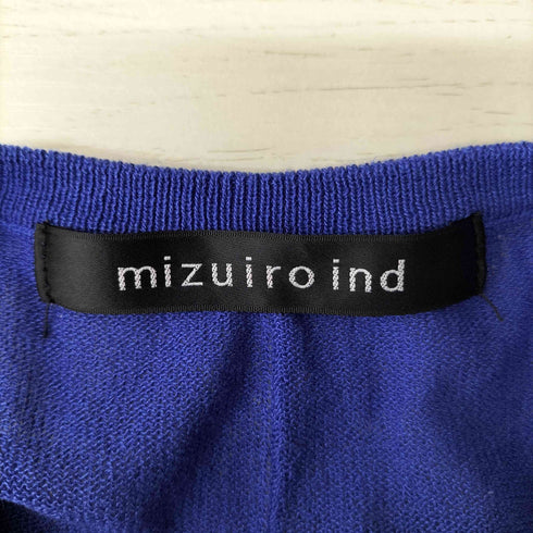 ミズイロインド mizuiro ind 26SS HIGH GAUZE WIDE CARDIGAN ハイゲージ ワイド カーディガン レディース FREE