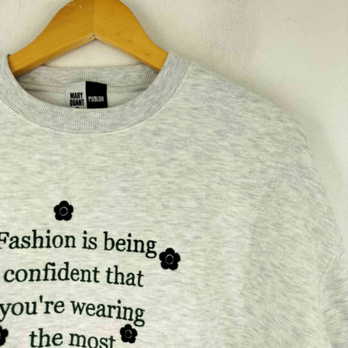 パブリュクス PUBLUX 刺繍デザイン スウェット レディース FREE