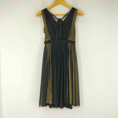 ランバンオンブルー LANVIN en Bleu ノースリーブ チュールワンピース レディース JPN:36
