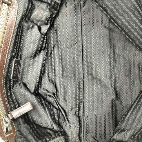 プラダ PRADA VIT DAINO PRINT BRUCIATO ボストンバック レディース