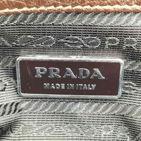 プラダ PRADA VIT DAINO PRINT BRUCIATO ボストンバック レディース