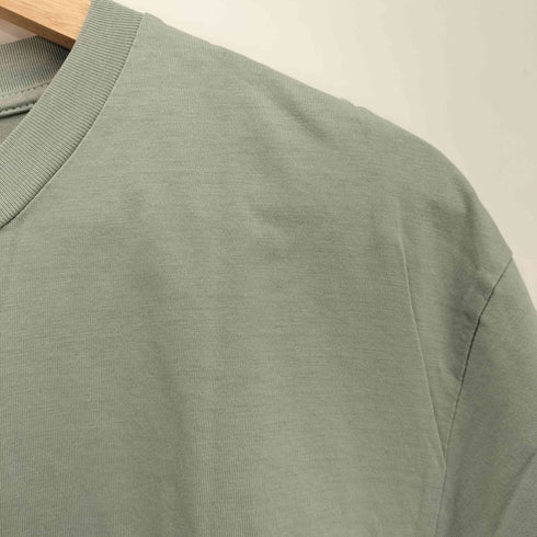NDX ポルトガル製 コットン 後染めクルーネックTシャツ 無地 ブランク S/S 半袖 Tシャツ メンズ import:L