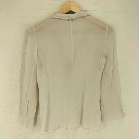 アルマーニコレツィオーニ ARMANI COLLEZIONI イタリア製 シアーブラウス レディース FR:40