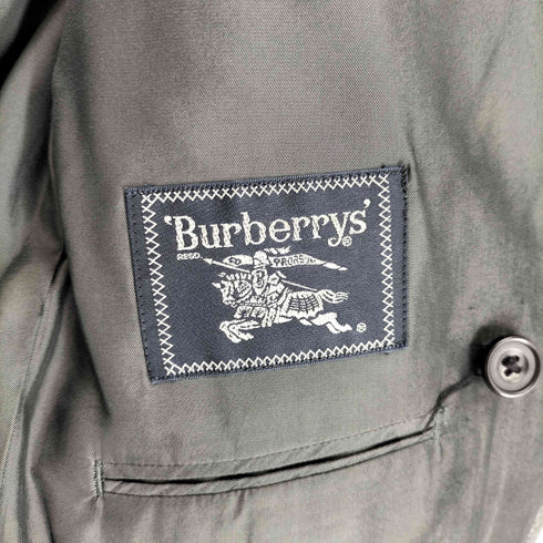 バーバリーズ BURBERRYS ダブルブレストテーラードジャケット ラム25%混 2タックスラックス セットアップ メンズ 165