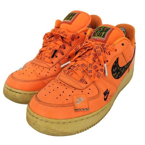 ナイキ NIKE Air Force 1 Low Just Do It Pack Total Orange メンズ JPN:28