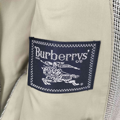 バーバリーズ BURBERRYS ダブルブレストテーラードジャケット 2タックスラックス セットアップ メンズ 165