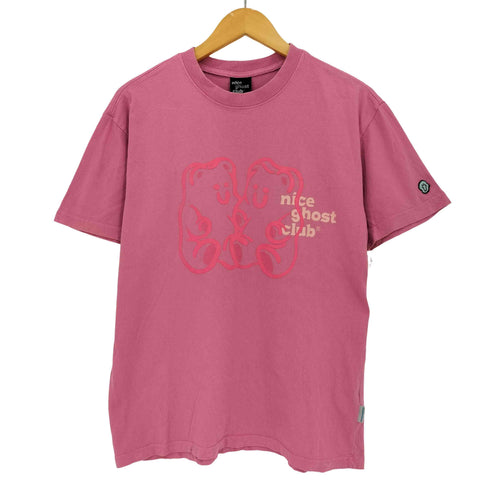NICE GHOST CLUB フロントプリント半袖 Tシャツ メンズ import:S