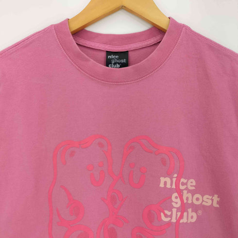 NICE GHOST CLUB フロントプリント半袖 Tシャツ メンズ import:S