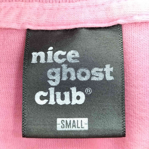 NICE GHOST CLUB フロントプリント半袖 Tシャツ メンズ import:S