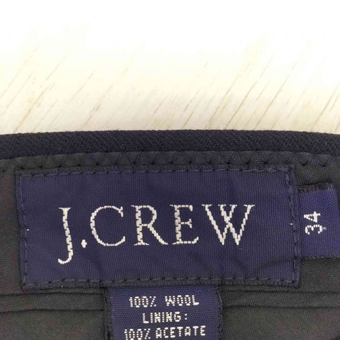 ジェイクルー J.CREW ストライプ ウールスラックス メンズ 34
