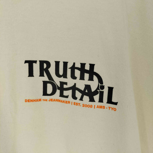 デンハム DENHAM TRUTH TEE Tシャツ 生成りボディ メンズ JPN:L