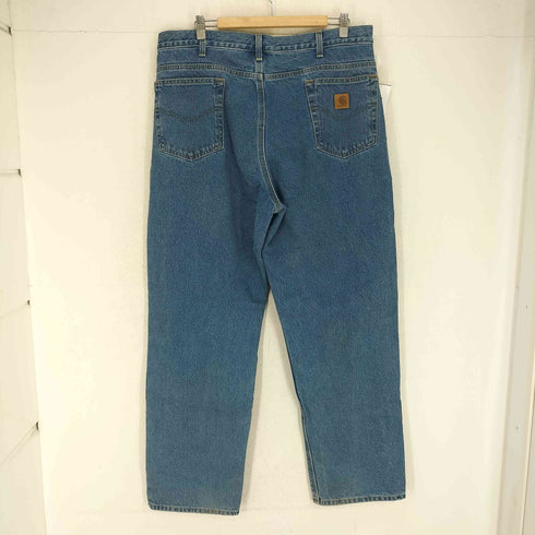 カーハート Carhartt 裏地チェックネル ジップフライ ストレートデニム メンズ 38×32