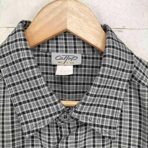 キャルトップ CALTOP MADE IN USA ショートスリーブチェックシャツ メンズ