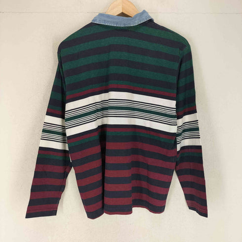 SYCAMORE MADE IN USA ボーダー ロングスリーブ ポロシャツ メンズ JPN:L
