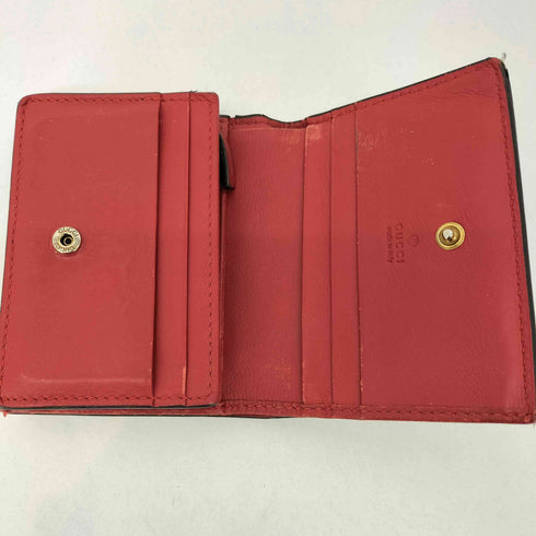 グッチ GUCCI サクランボ チェルー GGスプリーム 二つ折り 財布 レディース