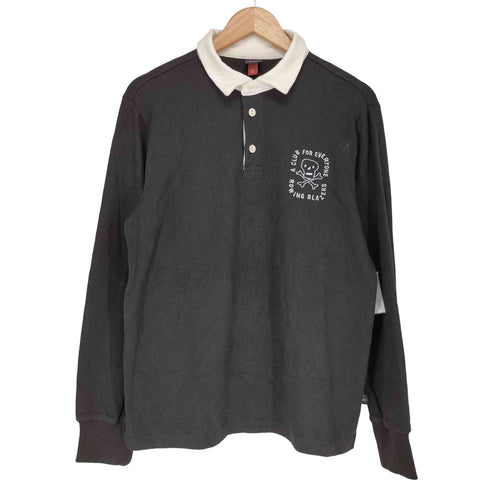 ローイング ブレザーズ ROWING BLAZERS スカル刺繍 ラガーシャツ メンズ import:S